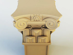 column capital 3D Model