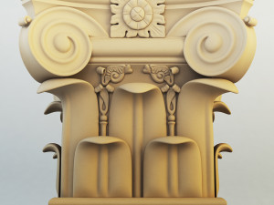 column capital 3D Model