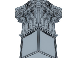 column capital 3D Model
