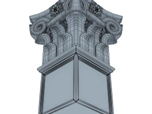 column capital 3D Model