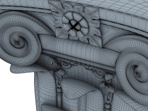 column capital 3D Model
