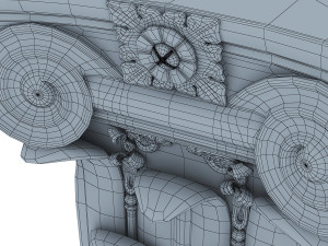 column capital 3D Model