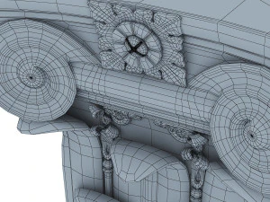 column capital 3D Model