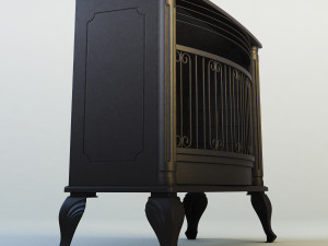 mirage fireplace 3D मॉडल