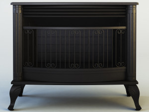 mirage fireplace 3D मॉडल
