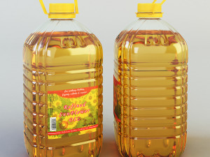 oil bottle 5 liter 3Dモデル