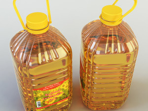 oil bottle 5 liter 3D-Modell