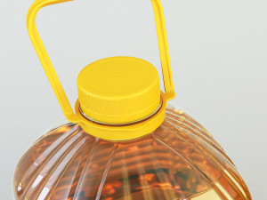oil bottle 5 liter 3D-Modell