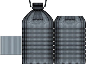 oil bottle 5 liter 3D Model