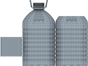 oil bottle 5 liter 3D Model