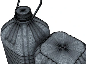 oil bottle 5 liter 3D Model