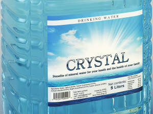 water bottle 5 liter 3D Model