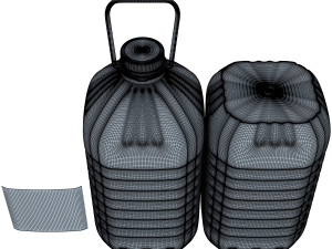 water bottle 5 liter 3D Model