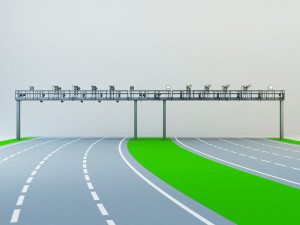multi lane free flow mlff Model 3D