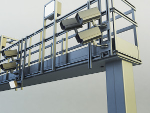 multi lane free flow mlff Model 3D
