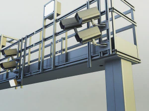 multi lane free flow mlff 3D Model