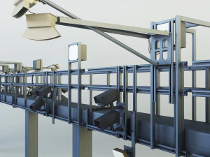 multi lane free flow mlff 3D Model