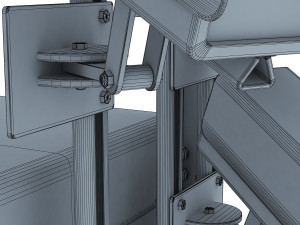 multi lane free flow mlff Model 3D