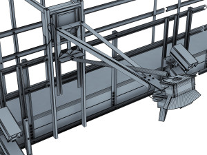 multi lane free flow mlff Model 3D