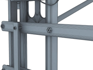 multi lane free flow mlff Model 3D