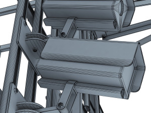 multi lane free flow mlff Model 3D