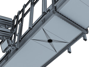 multi lane free flow mlff Model 3D