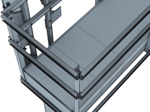 multi lane free flow mlff Model 3D
