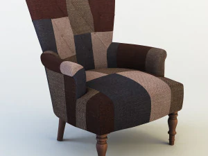 kursi berlengan yang bagus Model 3D