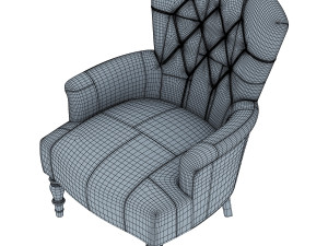 akey armchair 3D 模型