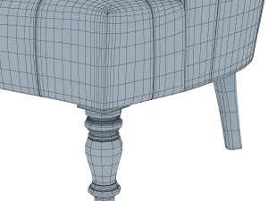 akey armchair 3D Model