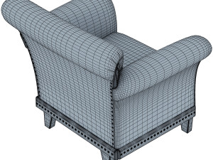 club chair patti 3D Model