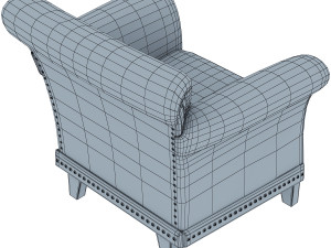 club chair patti 3D Model