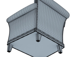 club chair patti 3D Model