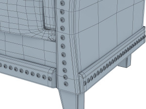 club chair patti 3D Model