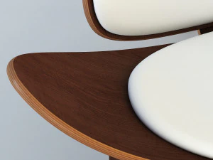 cadeira de concha Modelo 3D