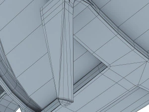 cadeira de concha Modelo 3D