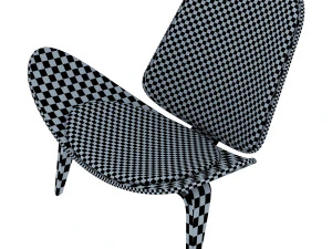 cadeira de concha Modelo 3D