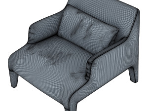 frida armchair Modelo 3D