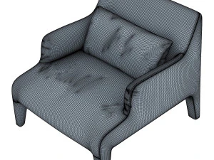 frida armchair 3D Model