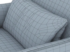 frida armchair 3D Model