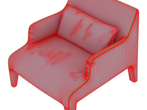 frida armchair Modelo 3D