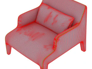 frida armchair 3D Model