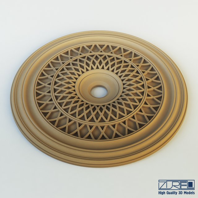 peterhof rosette r73 3D 모델 .c4d .max .obj .3ds .fbx .stl .blend