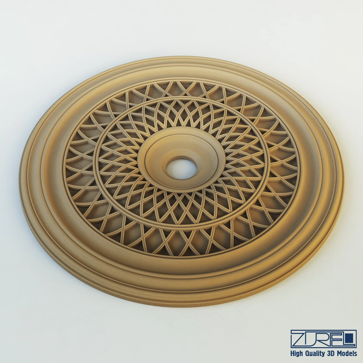 peterhof rosette r73 3D Model .c4d .max .obj .3ds .fbx .stl .blend