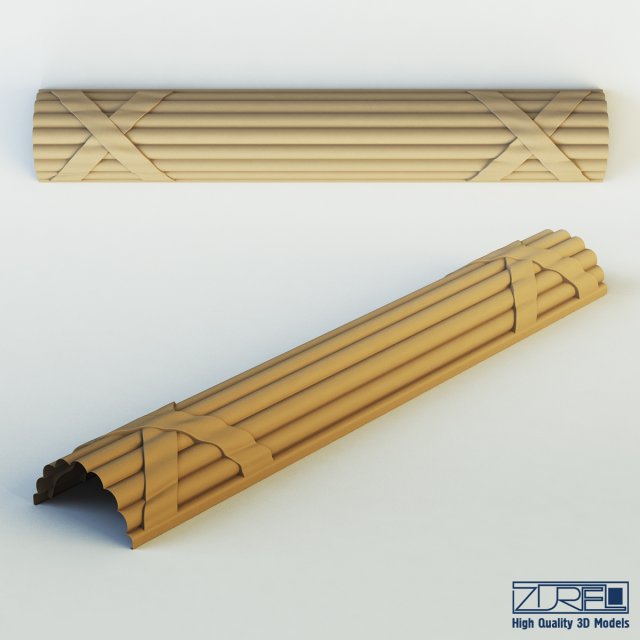 moulding v 1 3D Модель .c4d .max .obj .3ds .fbx .stl .blend 