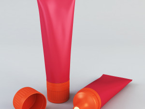 cream tube Modelo 3D