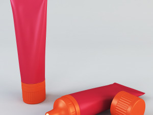cream tube 3D Модель
