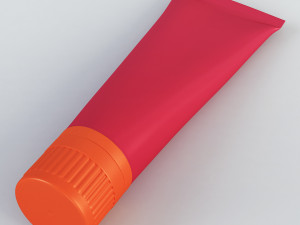cream tube 3D Модель