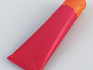 cream tube 3D Модель