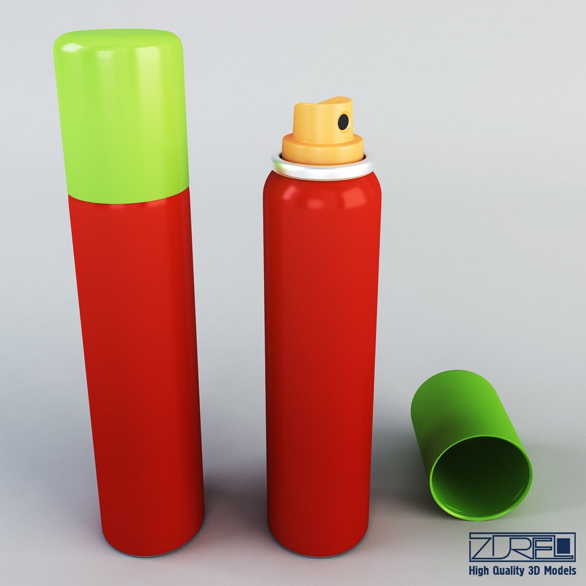 Spray Can 100ml V 2 3d Model In Household Items 3dexport